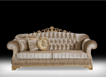 Bequemes Sofa im klassischen Stil mit einzigartigem Design und Dekoration